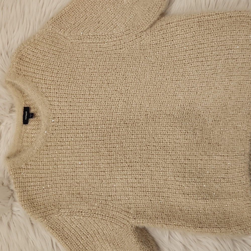 Express Cream Sweater